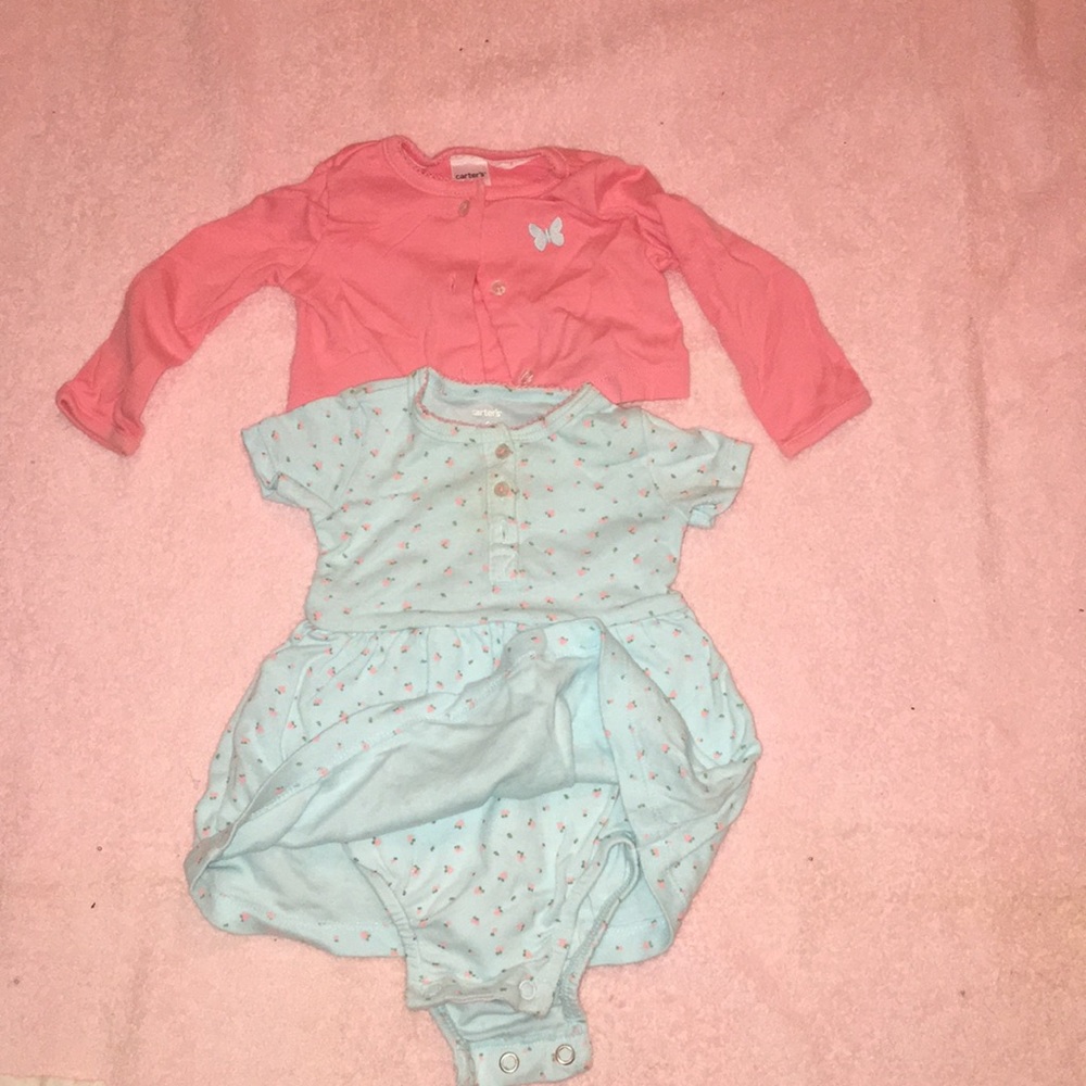 Carters baby girls set